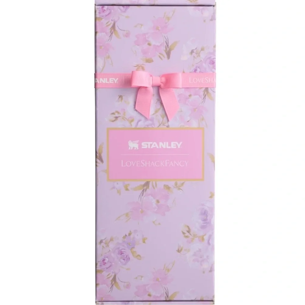 Stanley x LoveShackFancy The All Day Slim Bottle 20 oz. Happy Thoughts - Picture 4 of 4